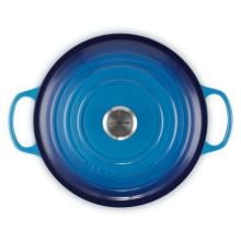 Le Creuset Cocotte Rotonda Evolution 28 cm Azure Blu - 4