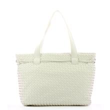 Fracomina Shopper Large intrecciata White - 3