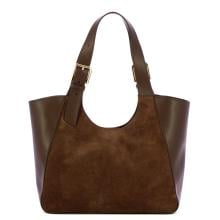 Furla Borsa a spalla Dora M Toni Cioccolato - 1