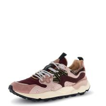 Flower Mountain Sneakers Donna Yamano 3 Suede/Woolen Knitting Purple Pink Brown - 5