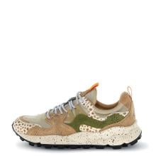 Flower Mountain Sneakers Donna Yamano 3 Cow Velour Beige Cognac Brown - 1