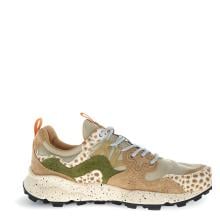 Flower Mountain Sneakers Donna Yamano 3 Cow Velour Beige Cognac Brown - 3