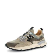 Flower Mountain Sneakers Uomo Yamano 3 Cow Velour Sand Beige Taupe - 5