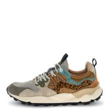 Flower Mountain Sneakers Donna Yamano 3 Suede/Pony Hair/Nylon Taupe Beige Copper - 1