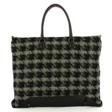 Gabs Borsa Aretha L Tessuto Nappa Nero Grigio - 3