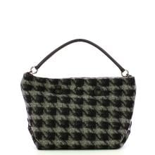 Gabs Borsa Aretha L Tessuto Nappa Nero Grigio - 7