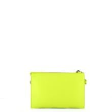 Gaëlle Pochette in similpelle liscia Verde Cedro - 3