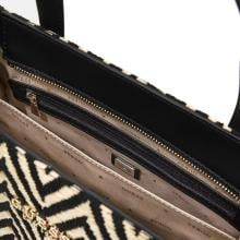 Guess Borsa a mano Silvana rafia Black - 4