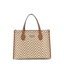 Guess Borsa a mano Silvana rafia Cognac - 1