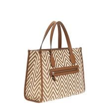 Guess Borsa a mano Silvana rafia Cognac - 4