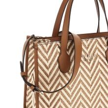 Guess Borsa a mano Silvana rafia Cognac - 6