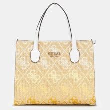 Guess Borsa a mano Silvana 4G Cornsilk Logo - 1