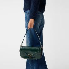 Guess Borsa a spalla Dea vernice Forest - 5