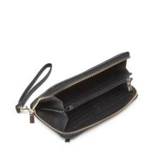 Guess Portafoglio Brenton Zip Around Coal Logo - 3