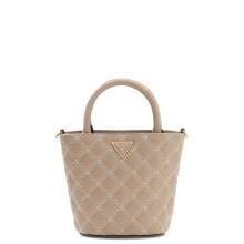 Guess Mini Borsa a secchiello Giully Pale Mocha - 1