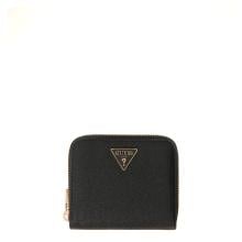 Guess Portafoglio Piccolo Isoble Zip Around Black - 1