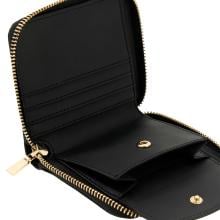 Guess Portafoglio Piccolo Isoble Zip Around Black - 3