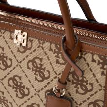 Guess Borsa a mano Audrey Latte Logo - 6