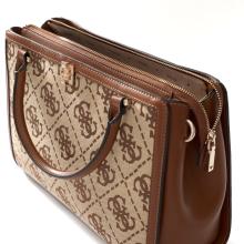 Guess Borsa a mano Audrey Latte Logo - 8