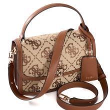Guess Borsa a mano Audrey Latte Logo - 5