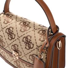 Guess Borsa a mano Audrey Latte Logo - 6
