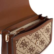 Guess Borsa a mano Audrey Latte Logo - 7