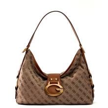 Guess Borsa a spalla Camden Latte Logo Cognac - 1