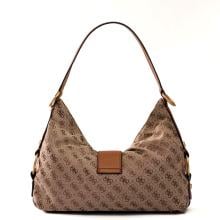 Guess Borsa a spalla Camden Latte Logo Cognac - 3
