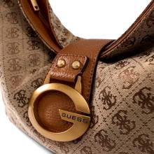 Guess Borsa a spalla Camden Latte Logo Cognac - 5