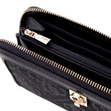 Guess Portafoglio Audrey Zip Around Black Logo - 3