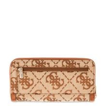 Guess Portafoglio Audrey Zip Around Latte Logo - 2