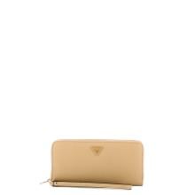 Guess Portafoglio Gilda Large Zip Around Beige - 1