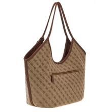 Guess Samantha tote bag Latte Logo Brown - HWJG2313230 LGW - 2
