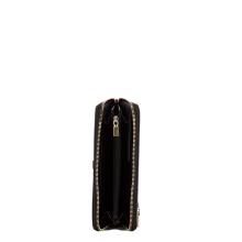 Guess Portafoglio Danielle Large zip around Black - 3