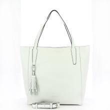 Iuntoo Shopper in pelle Armonia Bianco - 