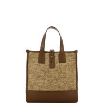 Iuntoo Shopper Piccola Caldo Essenziale Fango Lana Cotta Fango - 3