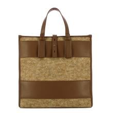 Iuntoo Shopper Grande Caldo Essenziale Fango Lana Cotta Fango - 3