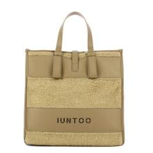 Iuntoo Shopper Grande Orsetto Essenziale Taupe Teddy Taupe - 1