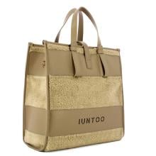 Iuntoo Shopper Grande Orsetto Essenziale Taupe Teddy Taupe - 2