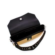 Iuntoo Sottospalla Grande Essenziale Raffia Naturale Nero - 5
