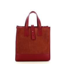 Iuntoo New Tote Piccola Bordeaux + Camoscio Bordeaux - 3