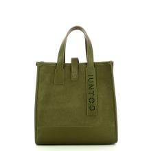 Iuntoo New Tote Piccola Verde + Camoscio Verde - 1