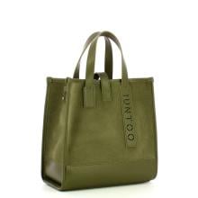 Iuntoo New Tote Piccola Verde + Camoscio Verde - 2
