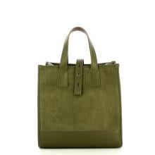 Iuntoo New Tote Piccola Verde + Camoscio Verde - 3