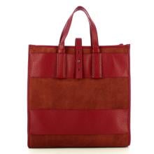 Iuntoo New Tote Grande Bordeaux + Camoscio Bordeaux - 3
