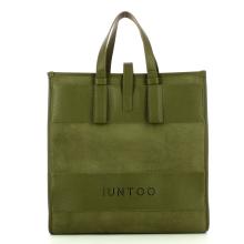 Iuntoo New Tote Grande Verde + Camoscio Verde - 1