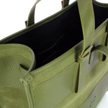 Iuntoo New Tote Grande Verde + Camoscio Verde - 5