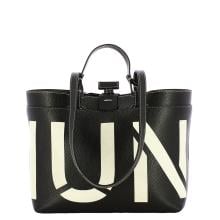 Iuntoo Shopping Sibilla Piccola Logo Nero+Panna - 1