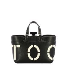 Iuntoo Shopping Sibilla Mini Logo Nero+Panna - 3