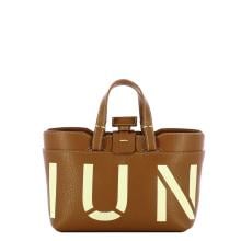 Iuntoo Shopping Sibilla Mini Logo Cuoio+Panna - 1